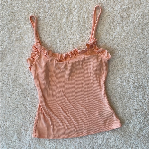 Truly Madly Deeply Emily Ruffle Cami Crop Top XS - Picture 2 of 11